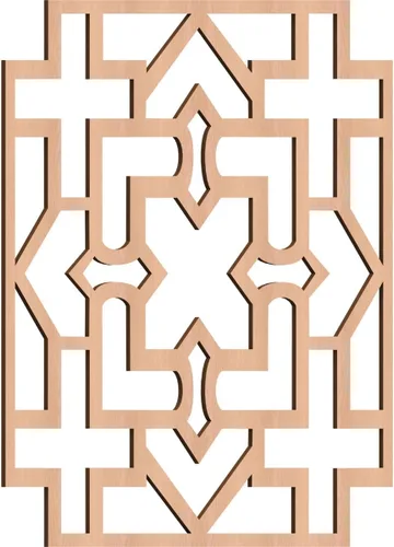 Miniatura 23 de Wise Paneles decorativos de madera con calado, extra pequeños, 7 3/8 pulgadas de ancho x 7 3/8 pulgadas de alto x 1/4 pulgadas de alto, roble rojo