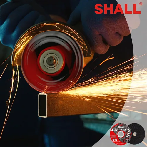 Miniatura 7 de SHALL Paquete de 25 ruedas de corte de 4 1/2 x 7/8 pulgadas, rueda de corte con bolsa para amoladora angular, disco de corte rápido de metal y acero
