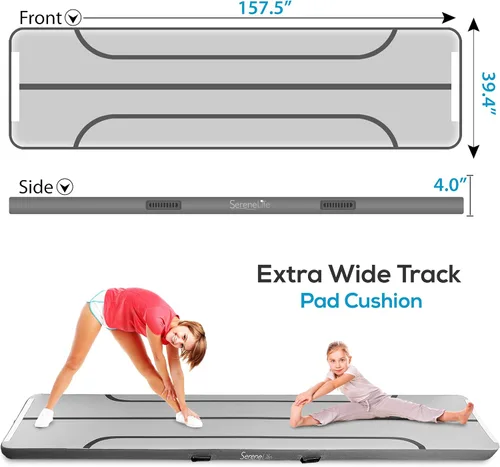 Miniatura 2 de SereneLife Colchoneta inflable para gimnasia