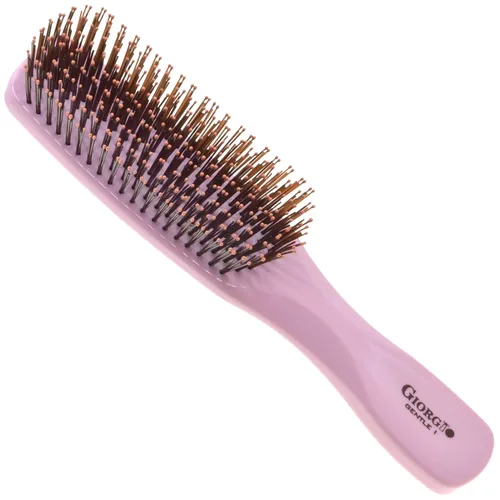 Miniatura 9 de Giorgio Cepillo desenredante suave para el cabello, cerdas de doble longitud para hombres, cabello fino y grueso, masajeador de cuero cabelludo