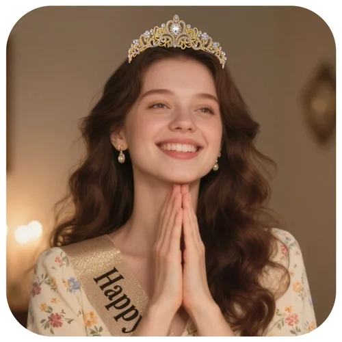 Miniatura 6 de Tiara de princesa de cristal de la reina – Diadema con coronas de diamantes de imitación para cumpleaños, bodas, Halloween, bailes, concursos