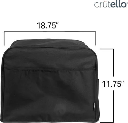 Miniatura 2 de Crutello Cubierta para olla de cocción lenta de 6, 7 u 8 cuartos de galón, impermeable, cubierta antipolvo para electrodomésticos pequeños, 18.57 x