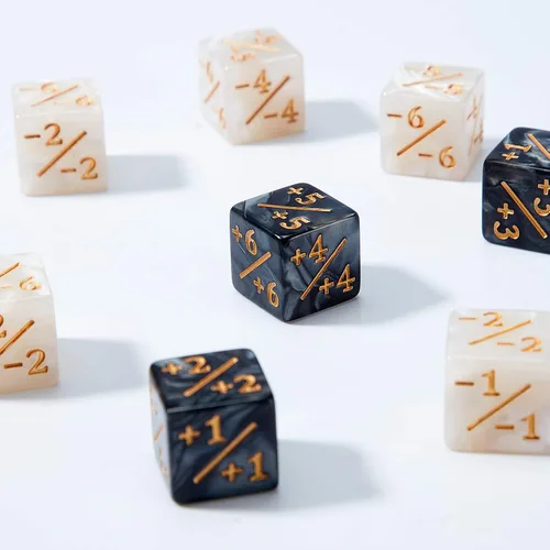 Miniatura 4 de Sumind 24 piezas contadores de dados de vida de Magic - contadores +1/+1 de comandante, fichas de refuerzo, dados de 6 lados, contador de lealtad