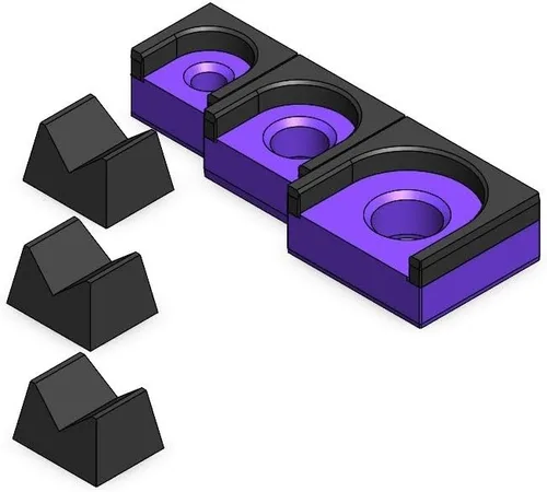 Miniatura 34 de MagAttach Juego de organizador de trinquete (juego de 3 piezas (2 paquetes), Verde/Negro)