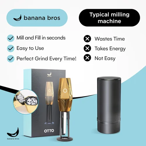 Miniatura 6 de Banana Bros OTTO Molinillo eléctrico inteligente para especias - Molinillo automático de hierbas con tecnología inteligente - Recargable por USB