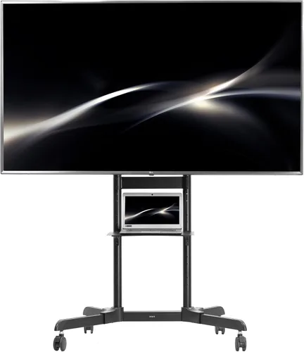 Miniatura 10 de Vivo Carrito móvil para TV para pantallas de 13 a 60 pulgadas hasta 55 libras, LCD LED OLED 4K Paneles planos y curvos inteligentes, soporte rodante