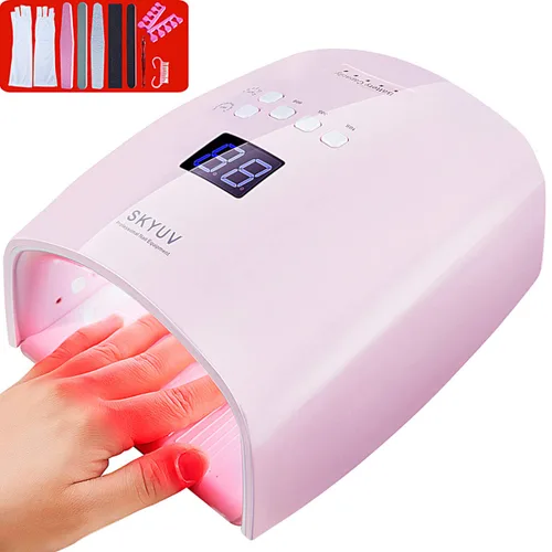 Miniatura 9 de Lámpara de uñas LED UV de secado más rápido, recargable de secado de esmalte de uñas, secador de uñas LED, sensor automático, luz profesional