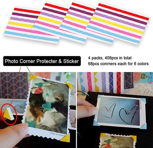 Miniatura 6 de Álbum de fotos de bricolaje, 10 x 10 pulgadas, 50 páginas de doble cara, carpeta vintage de tres anillos de tapa dura, álbumes de cabina de fotos