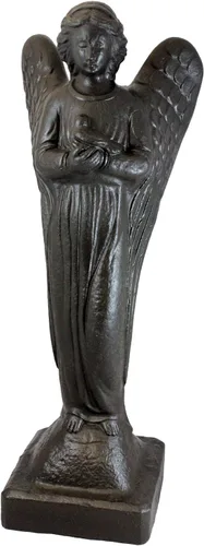 Miniatura 30 de Emsco Group 92246 Estatua de niño soñando despierto – Aspecto natural – Hecha de resina – Ligera – 40 cm de altura para jardín, BRONCE