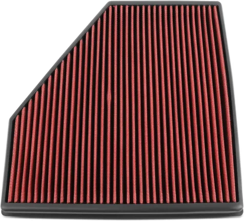 DNA Motoring AFPN-205-RD - Filtro de aire de panel lavable [compatible con 12-18 BMW 118i / 16 120i / 11 125i 1.6L / 15-16 228i / 18 318i / 12-17