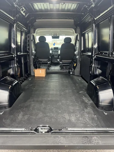 Miniatura 3 de REZAW-PLAST - Tapete de suelo para Dodge Ram Promaster 2014-2025 con 136 WB y 10 pies de longitud de carga/antideslizante, resistente, accesorios