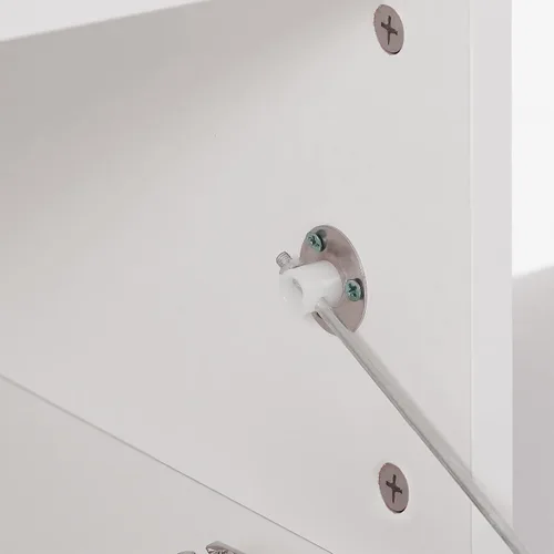Miniatura 9 de Holaki Soporte de TV LED, consola de TV moderna de alto brillo con 20 LED de colores/control remoto, centro de entretenimiento para TV de hasta 55