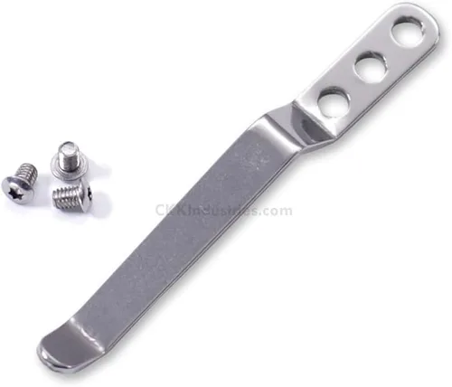 Miniatura 18 de EZSMITH (Modelo 1 Pinza de bolsillo universal - (Acabado táctico negro) - Pinza de bolsillo de repuesto para cuchillos plegables, teléfonos