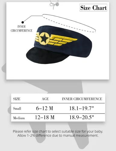 Miniatura 6 de COSLAND Novedoso gorro para bebé, 6-18 meses