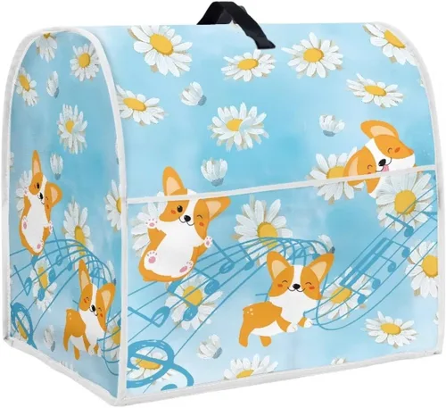 Miniatura 8 de Gomyblomy Fundas para licuadora de mariposas, fundas para máquina de café con asas y bolsillos de pañuelos, fundas ligeras para tostadoras