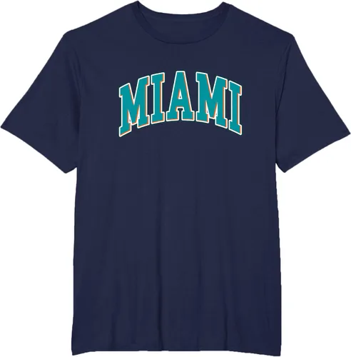 Miniatura 48 de Miami - Hometown Pride - Diseño retro - Camiseta clásica