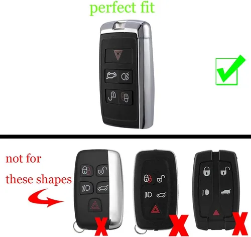 Miniatura 3 de ontto Funda para Llavero Compatible con Land Rover