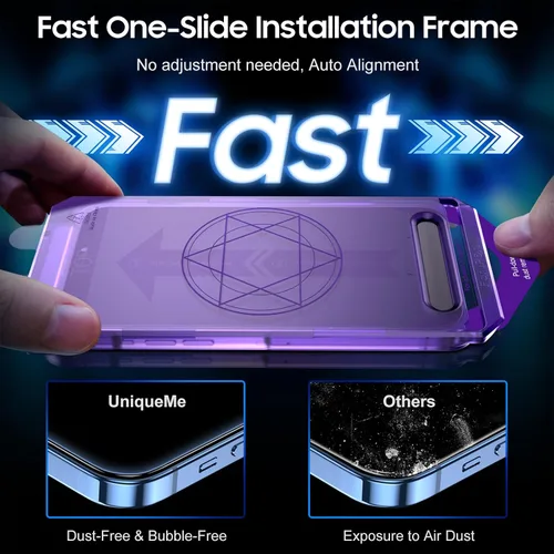 Miniatura 5 de UniqueMe Protector de pantalla de privacidad para iPhone 12/iPhone 12 Pro