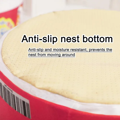 Miniatura 5 de 寵幸 Ramen Noodle Cama para Perros y Gatos, Nido Creativo Mantiene el Calor y Super Suave para Gatos de Interior, Cojín Desmontable y Lavable para Rojo