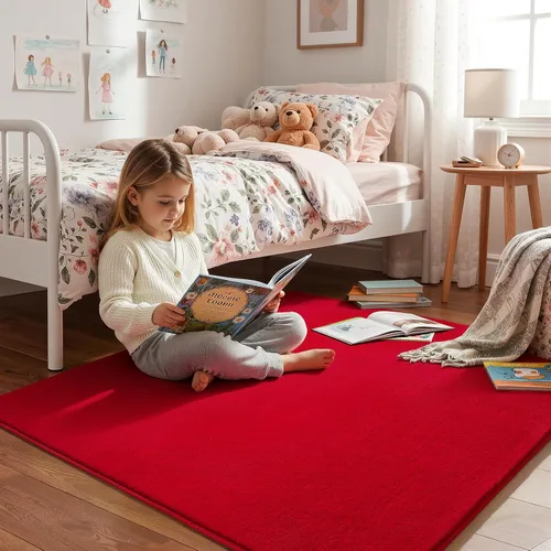 Miniatura 185 de Amearea Alfombras modernas para dormitorio, sala de estar, alfombra de espuma viscoelástica gruesa de 4 x 6 pies, alfombra de espuma viscoelástica