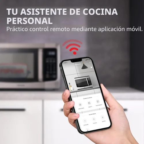 Miniatura 3 de TOSHIBA ML-EM34P(SS) - Microondas inteligente de sobremesa, recalentamiento con sensor, funciona con Alexa y control remoto, elementos esenciales