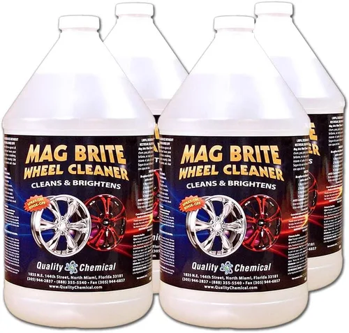 Quality Chemical Mag Brite/Acid - Limpiador de ruedas y llantas, formulado para eliminar de forma segura el polvo de frenos y la película pesada de
