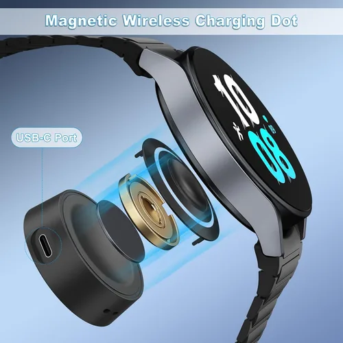 Miniatura 2 de Adaptador de cargador magnético USB-C para Samsung Galaxy Watch, estación de carga inalámbrica portátil mejorada para Galaxy Watch 8/8