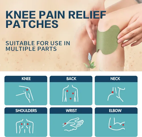 Miniatura 3 de Parche para aliviar el dolor de rodilla, 40 unidades, para rodilla, cuello, hombros, espalda y parche caliente de hueso sobre hueso, 8 horas