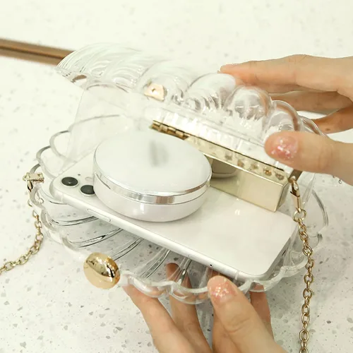 Miniatura 4 de Mini bolso cruzado con asa superior para mujer