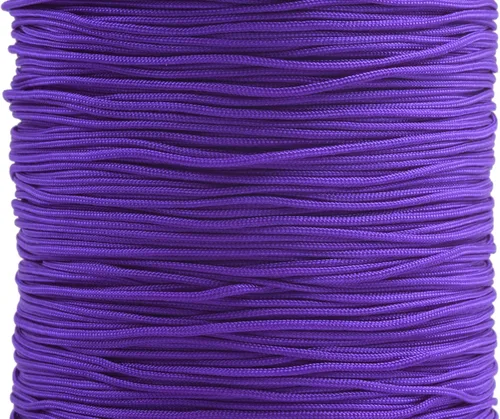 Miniatura 88 de KONMAY 1 rollo de cuerda de nailon para hacer pulseras de 150 yardas, trenzado de nailon Shamballa Macramé/cordón de cuentas de 0.4mm, cordón