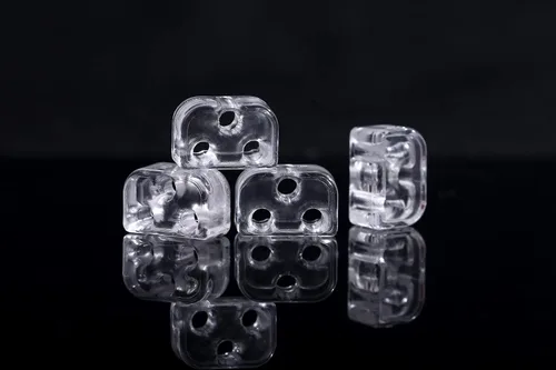 Miniatura 8 de Cuentas de puente de guitarra clásica, bloques de amarre transparentes para cuerdas de nailon y carbono, para guitarras flamencas - Alba ES