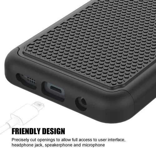 Miniatura 4 de Funda para Galaxy S7, a prueba de golpes, funda protectora para Samsung Galaxy S7 (5.1 pulgadas, 2016) [negro]