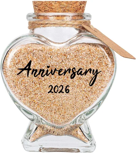 Miniatura 10 de Mr&Mrs - Tarro de recuerdo de arena 2026, despedida de soltera, boda, compromiso, luna de miel, regalo de viaje para parejas, recién casados