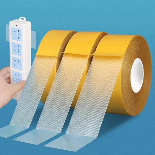 Miniatura 9 de KAIYUER Paquete de 3 cintas de doble cara resistentes, cinta transparente de alta adherencia para hacer manualidades, pegar fotos, alfombra fija