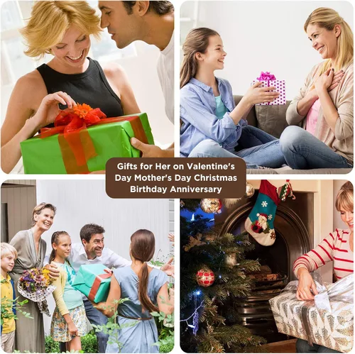 Miniatura 5 de WD&CD Tazas de café y té de vidrio con mariposas y rosas, con cuchara y posavasos, regalos para su novia, esposa, madre, mujeres en el día de San
