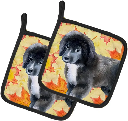 Miniatura 322 de Caroline's Treasures BB9655PTHD - Juego de soportes para ollas de cocina resistentes al calor, almohadillas calientes para horno, 7 1/2 x 7 1/2