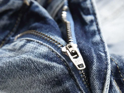 Miniatura 4 de Vaqueros de lujo con letra del rey príncipe bordados Straigt Slim Fit