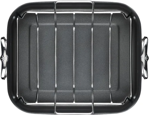 Miniatura 7 de Hestan Provisiones: sartén antiadherente con revestimiento clásico de 14.5 pulgadas con estante de acero inoxidable