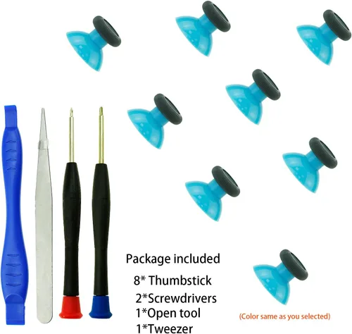 Miniatura 4 de Kit de reparación de joysticks analógicos de repuesto para controlador Xbox Core, palanca de pulgar para Xbox One S/X/Elite, piezas de palillos