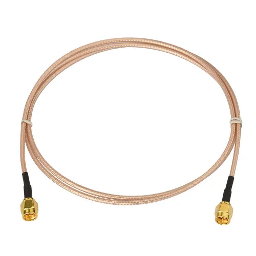Bingfu SMA macho a SMA macho RG316 Cable de puente coaxial 3.3 ft 3 pies para LNA de bajo ruido RTL SDR Dongle ADS-B receptor VNA analizador de red