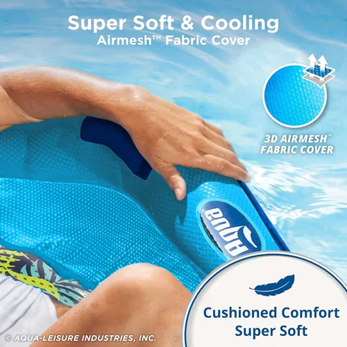 Miniatura 7 de Aqua Original Monterey - Hamaca flotante 4 en 1 para piscina y hamaca de agua, multiusos, inflable para adultos, material patentado de PVC grueso