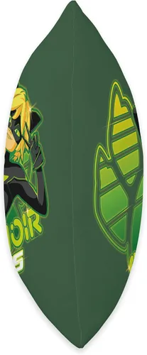 Miniatura 2 de Miraculous Ladybug-Gamer Collection-Cat Noir Wins - Almohada de 16 x 16 pulgadas, multicolor