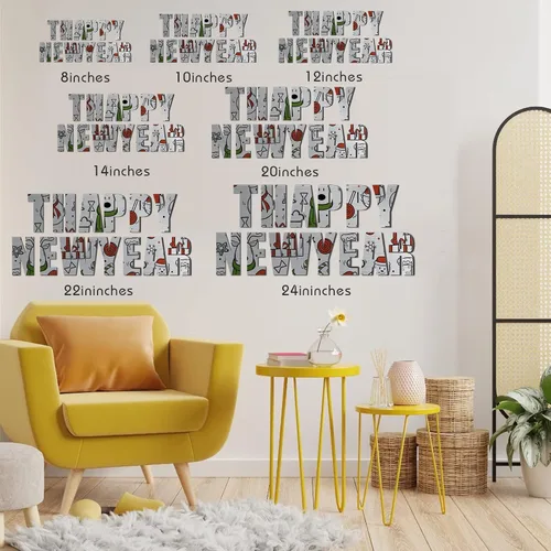 Miniatura 6 de Letrero decorativo de pared con diseño de esculturas de corte relajado, arte de palabras 3D, decoración de pared de metal, decoración colgante