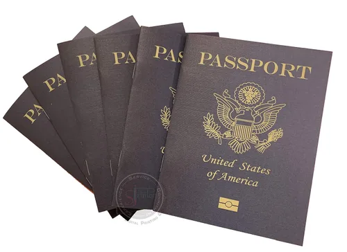 Miniatura 6 de Pasaportes en blanco de imitación, para proyectos escolares, recuerdos de fiestas, juguete de avión, diario de viajes, geografía, estudio social