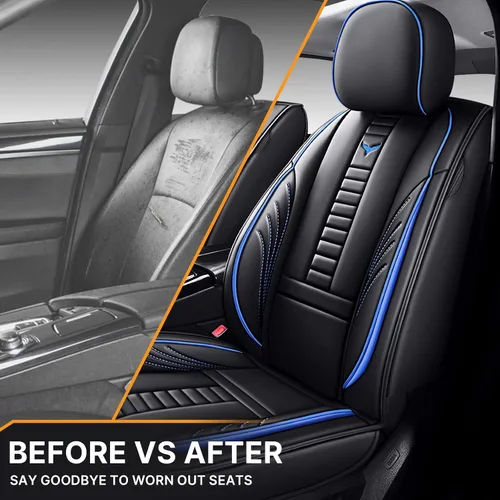 Miniatura 5 de Fundas de asiento delantero para Volvo XC40 Recharge Pure Electric 2021-2025, protección de banco frontal 3D compatible con bolsa de aire lateral