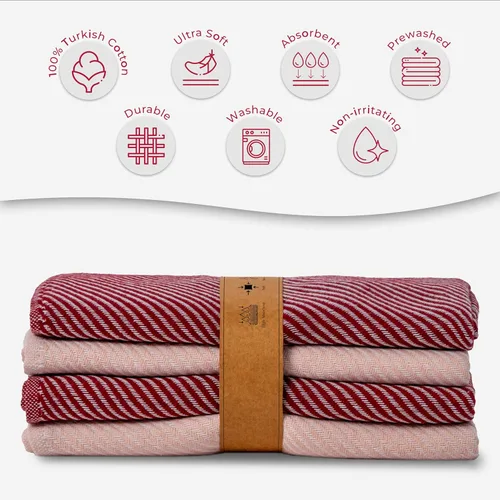 Miniatura 4 de Ossano Lindas toallas de cocina, paquete de 4, (20 x 30 pulgadas), elegantes y bonitas, versátiles como, bonitas toallas de mano, toalla de cocina