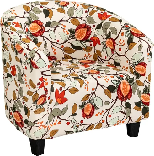 Miniatura 28 de NILUOH Funda para silla de club, funda elástica para sillón, protector de muebles para sala de estar (04)