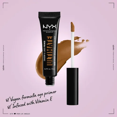Miniatura 2 de NYX PROFESSIONAL MAKEUP Ultimate Shadow & Liner Primer, Deep + Epic Ink Liner, negro (paquete de 2)