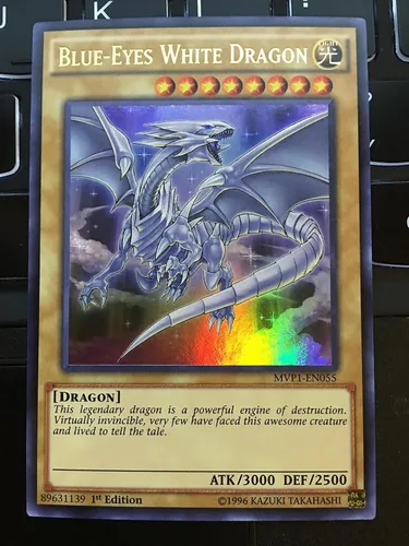 YU-GI-OH! - Dragón Blanco de Ojos Azules (MVP1-EN055) - Paquete de películas El lado oscuro de las dimensiones - 1ª edición - Ultra Raro