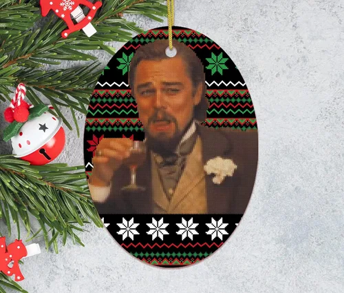 Miniatura 43 de Adornos navideños de moda con temática de cultura pop, películas y música - Huele a espíritu navideño Rock and Roll Adorno (Estrella)